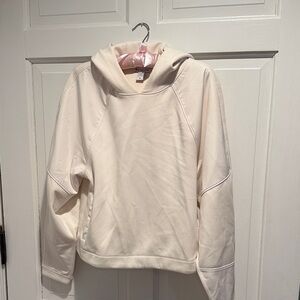 Athleta Cream Hooded Sweatshirt